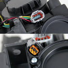 2003-2005 Nissan 350Z SMD LED Light Strip Projector Headlights - Chrome/Clear Lens