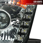 2003-2005 Nissan 350Z SMD LED Light Strip Projector Headlights - Chrome/Smoke Lens