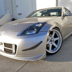 2003-2005 Nissan 350Z SMD LED Light Strip Projector Headlights - Matte Black/Clear Lens