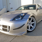 2003-2005 Nissan 350Z SMD LED Light Strip Projector Headlights - Matte Black/Clear Lens