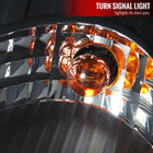 2003-2005 Nissan 350Z SMD LED Light Strip Projector Headlights - Matte Black/Clear Lens