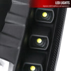 2003-2005 Nissan 350Z SMD LED Light Strip Projector Headlights - Matte Black/Clear Lens