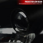 2003-2005 Nissan 350Z SMD LED Light Strip Projector Headlights - Matte Black/Smoke Lens