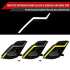 2003-2005 Nissan 350Z Switchback Sequential Turn Signal Animated LED Bar Projector Headlights (Matte Black Housing/Smoke Lens)