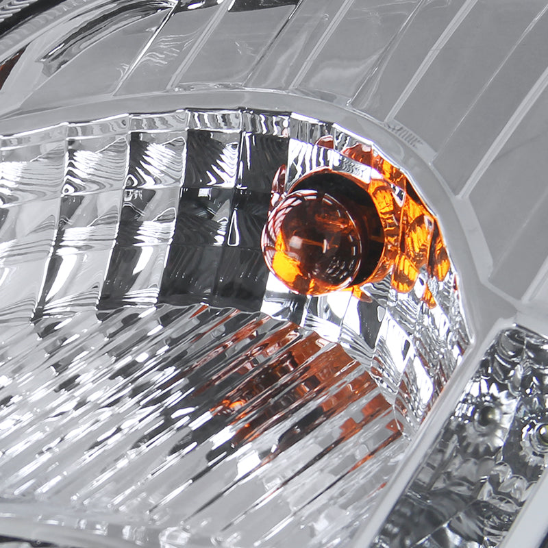 2006-2009 Nissan 350Z SMD LED Light Strip Projector Headlights - Chrome/Clear Lens