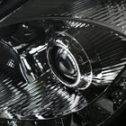 2006-2009 Nissan 350Z SMD LED Light Strip Projector Headlights - Chrome/Smoke Lens