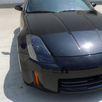 2006-2009 Nissan 350Z SMD LED Light Strip Projector Headlights - Matte Black/Clear Lens