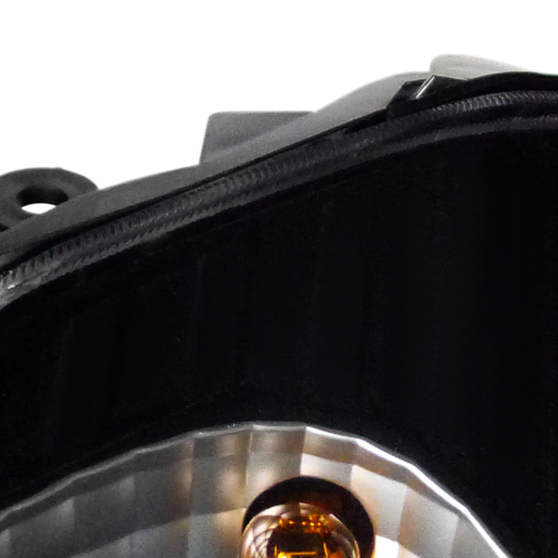 2006-2009 Nissan 350Z SMD LED Light Strip Projector Headlights - Matte Black/Clear Lens