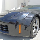 2006-2009 Nissan 350Z SMD LED Light Strip Projector Headlights - Matte Black/Clear Lens