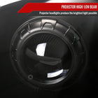 2006-2009 Nissan 350Z Switchback Sequential Turn Signal Animated LED Bar Projector Headlights (Matte Black Housing/Clear Lens)