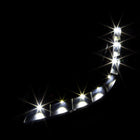 2006-2009 Nissan 350Z SMD LED Light Strip Projector Headlights - Matte Black/Smoke Lens