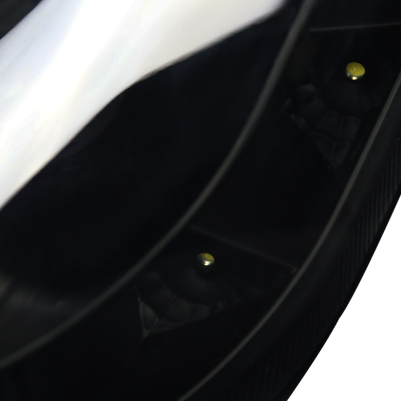 2006-2009 Nissan 350Z SMD LED Light Strip Projector Headlights - Matte Black/Smoke Lens