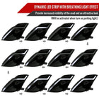2006-2009 Nissan 350Z Switchback Sequential Turn Signal Animated LED Bar Projector Headlights (Matte Black Housing/Smoke Lens)