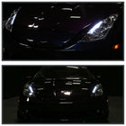 2000-2005 Toyota Celica Projector Headlights w/ SMD LED Light Strip (Chrome Housing/Clear Lens)