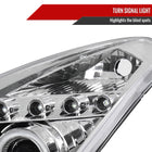 2000-2005 Toyota Celica Dual Halo Projector Headlights (Chrome Housing/Clear Lens)