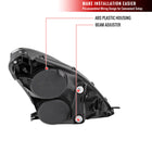 2000-2005 Toyota Celica Projector Headlights (Matte Black Housing/Clear Lens)