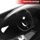 2000-2005 Toyota Celica Projector Headlights w/ SMD LED Light Strip (Matte Black Housing/Clear Lens)