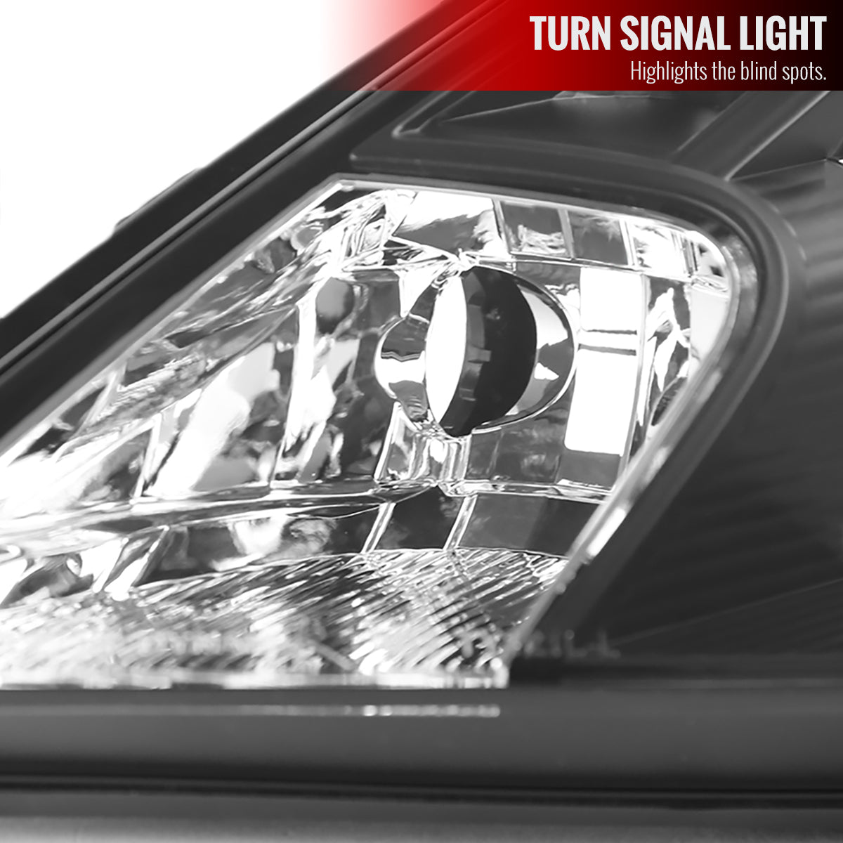 2000-2005 Toyota Celica Projector Headlights w/ SMD LED Light Strip (Matte Black Housing/Clear Lens)