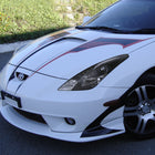 2000-2005 Toyota Celica Projector Headlights w/ SMD LED Light Strip (Matte Black Housing/Clear Lens)