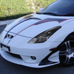 2000-2005 Toyota Celica Projector Headlights w/ SMD LED Light Strip (Matte Black Housing/Clear Lens)