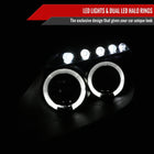 2000-2005 Toyota Celica Dual Halo Projector Headlights (Matte Black Housing/Clear Lens)