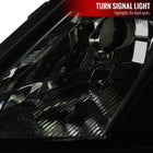 2000-2005 Toyota Celica Projector Headlights w/ SMD LED Light Strip (Matte Black Housing/Smoke Lens)