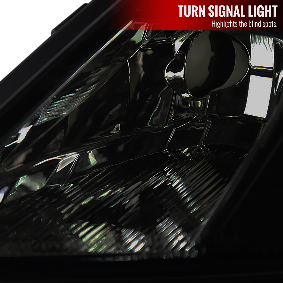 2000-2005 Toyota Celica Projector Headlights w/ SMD LED Light Strip (Matte Black Housing/Smoke Lens)