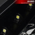 2000-2005 Toyota Celica Projector Headlights w/ SMD LED Light Strip (Matte Black Housing/Smoke Lens)