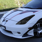 2000-2005 Toyota Celica Projector Headlights w/ SMD LED Light Strip (Matte Black Housing/Smoke Lens)