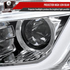 2016-2021 Honda Civic Projector Headlights w/ LED Switchback Sequential Turn Signal (Chrome Housing/Clear Lens)