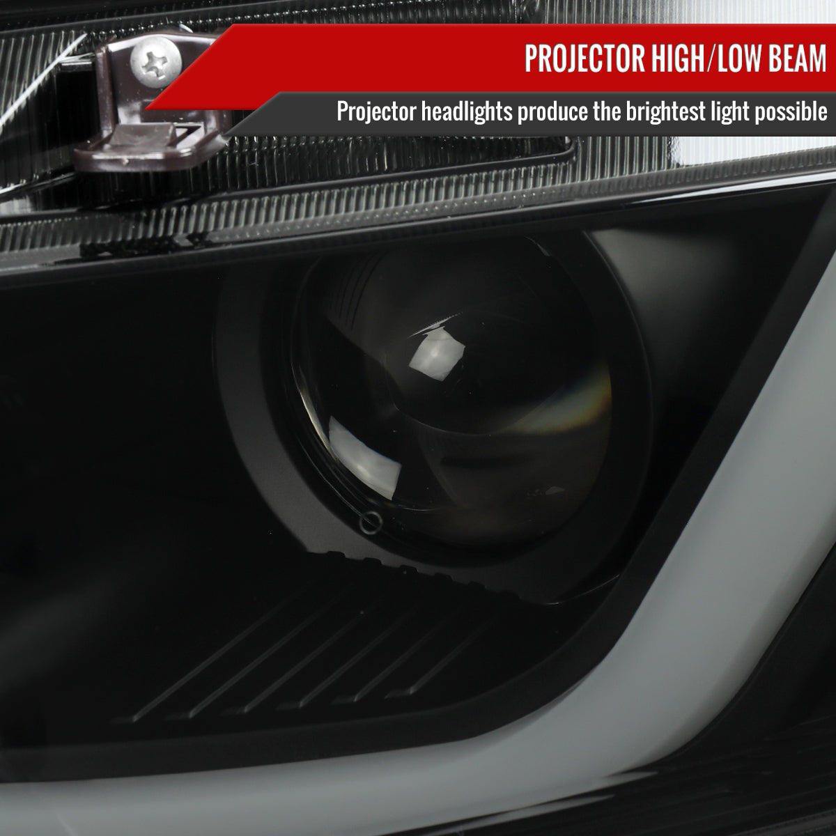 2016-2021 Honda Civic Projector Headlights w/ LED Switchback Sequential Turn Signal (Matte Black Housing/Smoke Lens)
