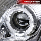 2000-2005 Mitsubishi Eclipse Dual Halo Projector Headlights (Chrome Housing/Clear Lens)