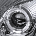 2000-2005 Mitsubishi Eclipse Dual Halo Projector Headlights w/ SMD LED Light Strip (Chrome Housing/Clear Lens)