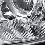 2000-2005 Mitsubishi Eclipse Dual Halo Projector Headlights w/ SMD LED Light Strip (Chrome Housing/Clear Lens)