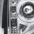 2000-2005 Mitsubishi Eclipse Dual Halo Projector Headlights w/ SMD LED Light Strip (Chrome Housing/Clear Lens)