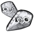 2000-2005 Mitsubishi Eclipse Dual Halo Projector Headlights w/ SMD LED Light Strip (Chrome Housing/Clear Lens)