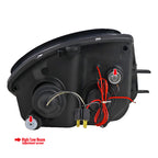 2000-2005 Mitsubishi Eclipse Dual Halo Projector Headlights w/ SMD LED Light Strip (Chrome Housing/Clear Lens)