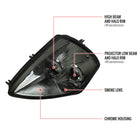 2000-2005 Mitsubishi Eclipse Dual Halo Projector Headlights (Chrome Housing/Smoke Lens)