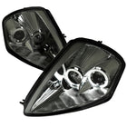 2000-2005 Mitsubishi Eclipse Dual Halo Projector Headlights (Chrome Housing/Smoke Lens)