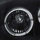 2000-2005 Mitsubishi Eclipse Dual Halo Projector Headlights w/ SMD LED Light Strip (Matte Black Housing/Clear Lens)