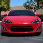 2013-2016 Scion FRS Projector Headlights w/ LED Strip & Turn Signal Lights (Jet Black Housing/Clear Lens)