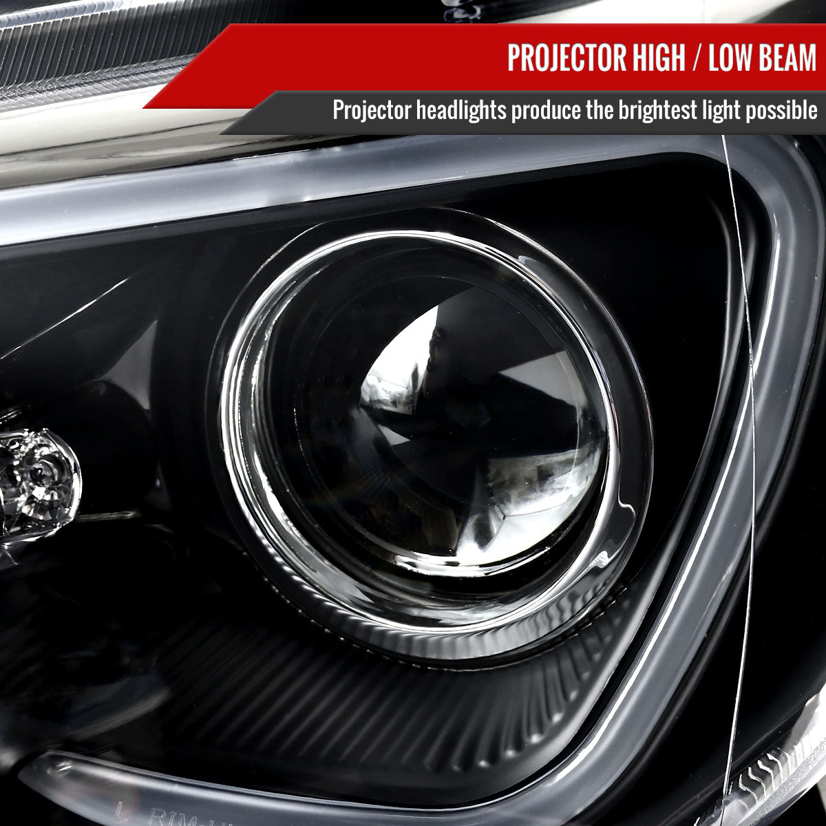 2013-2016 Scion FR-S LED Bar Projector Headlights w/ Sequential Turn Signal Lights (Jet Black Housing/Clear Lens)