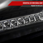 2013-2016 Scion FR-S LED Bar Projector Headlights w/ Sequential Turn Signal Lights (Matte Black Housing/Clear Lens)