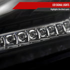 2013-2016 Scion FRS Projector Headlights w/ LED Strip & Turn Signal Lights (Matte Black Housing/Clear Lens)