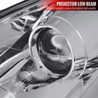 2003-2007 Infiniti G35 Coupe Switchback Sequential LED Bar Projector Headlights - Chrome/Clear Lens