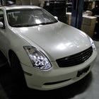 2003-2007 Infiniti G35 Coupe Dual Halo Projector Headlights (Chrome Housing/Clear Lens)