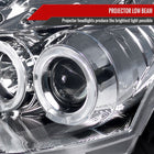 2003-2007 Infiniti G35 Coupe Dual Halo Projector Headlights (Chrome Housing/Clear Lens)