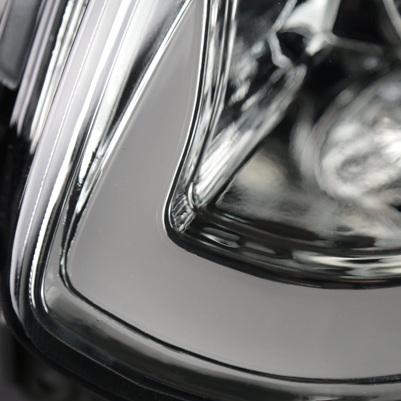 2003-2007 Infiniti G35 Coupe Switchback Sequential LED Bar Projector Headlights - Chrome/Smoke Lens