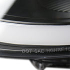 2003-2007 Infiniti G35 Coupe Switchback Sequential LED Bar Projector Headlights - Matte Black/Clear Lens
