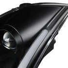 2003-2007 Infiniti G35 Coupe Switchback Sequential LED Bar Projector Headlights - Matte Black/Clear Lens